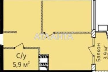 1-room apartment apartment by the address st. Gagarina pr (area 47 m²) - Atlanta.ua - photo 32