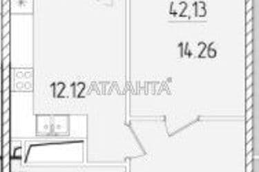 1-комнатная квартира по адресу ул. Краснова (площадь 42,2 м²) - Atlanta.ua - фото 9