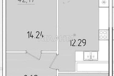 2-кімнатна квартира за адресою вул. Краснова (площа 42,2 м²) - Atlanta.ua - фото 11