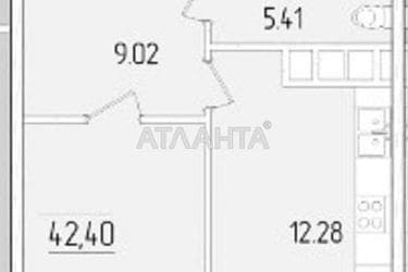 1-room apartment apartment by the address st. Krasnova (area 42,4 m²) - Atlanta.ua - photo 16