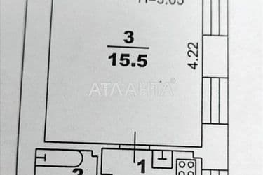 1-кімнатна квартира за адресою вул. Базарна (площа 21 м²) - Atlanta.ua - фото 30