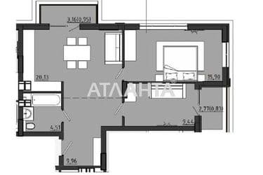 2-rooms apartment apartment by the address st. Chekhova (area 67,3 m²) - Atlanta.ua - photo 10