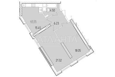 2-кімнатна квартира за адресою вул. Краснова (площа 65,5 м²) - Atlanta.ua - фото 11