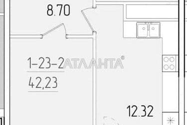 1-кімнатна квартира за адресою вул. Краснова (площа 42,2 м²) - Atlanta.ua - фото 6