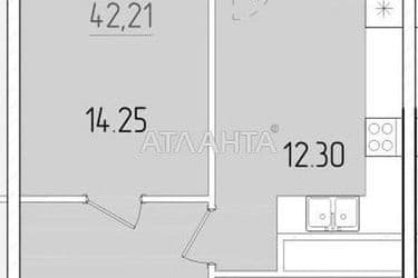 1-кімнатна квартира за адресою вул. Краснова (площа 42,2 м²) - Atlanta.ua - фото 7