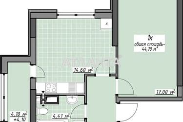 1-room apartment apartment by the address st. Glushko ak pr Dimitrova pr (area 44,7 m²) - Atlanta.ua - photo 5