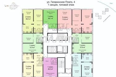 1-кімнатна квартира за адресою вул. Гагарінське плато (площа 40,3 м²) - Atlanta.ua - фото 14