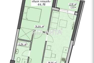 1-кімнатна квартира за адресою Курортний пров. (площа 44,6 м²) - Atlanta.ua - фото 8