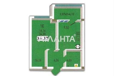 1-кімнатна квартира за адресою вул. Райдужний м-н (площа 39 м²) - Atlanta.ua - фото 18