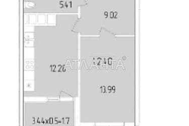 1-room apartment apartment by the address st. Krasnova (area 42 m²) - Atlanta.ua - photo 6