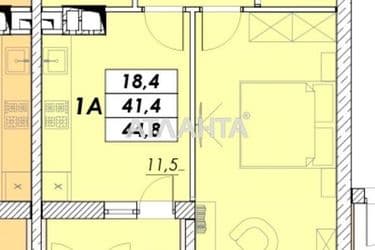 1-room apartment apartment by the address st. Prokhorovskaya Khvorostina (area 44,8 m²) - Atlanta.ua - photo 7