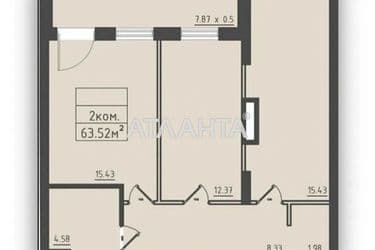 2-комнатная квартира по адресу ул. Дача Ковалевского (площадь 64 м²) - Atlanta.ua - фото 10