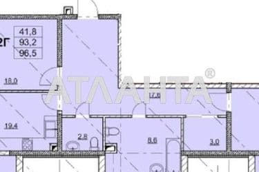 3-rooms apartment apartment by the address st. Gagarinskoe plato (area 96,2 m²) - Atlanta.ua - photo 10