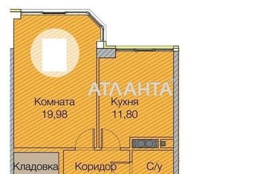 1-room apartment apartment by the address st. Paustovskogo (area 41,9 m²) - Atlanta.ua - photo 11