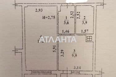 1-room apartment apartment by the address st. Granitnaya (area 42 m²) - Atlanta.ua - photo 20