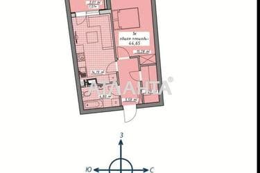 1-room apartment apartment by the address st. Kurortnyy per (area 44,7 m²) - Atlanta.ua - photo 7