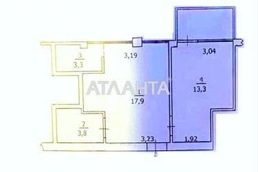 2-комнатная квартира по адресу ул. Дерибасовская (площадь 39,7 м²) - Atlanta.ua - фото 16