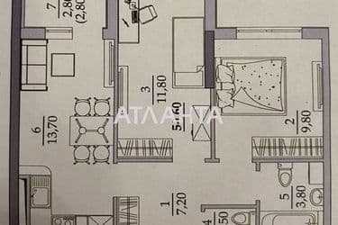 2-комнатная квартира по адресу ул. Вильямса ак. (площадь 50,6 м²) - Atlanta.ua - фото 8