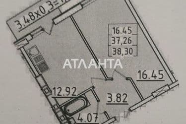 1-кімнатна квартира за адресою Люстдорфська дор. (площа 38,3 м²) - Atlanta.ua - фото 11