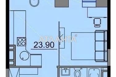 1-room apartment apartment by the address st. Kosvennaya Vegera (area 36 m²) - Atlanta.ua - photo 7