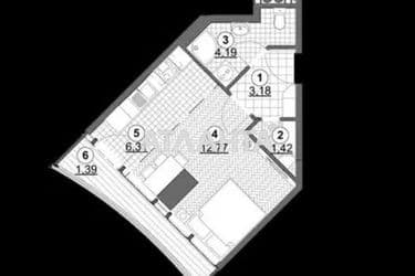 1-room apartment apartment by the address st. Gagarinskoe plato (area 31,4 m²) - Atlanta.ua - photo 20