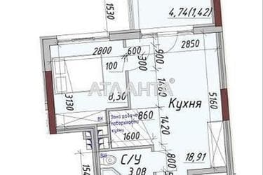 1-room apartment apartment by the address st. Mayachnyy per (area 32 m²) - Atlanta.ua - photo 6