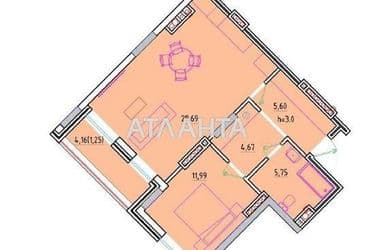 1-кімнатна квартира за адресою Фонтанська дор. (площа 58 м²) - Atlanta.ua - фото 12