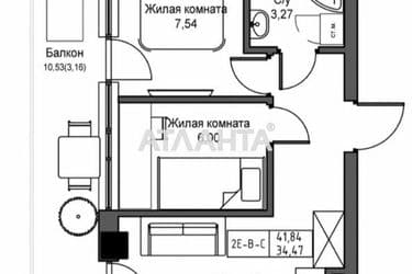 1-комнатная квартира по адресу ул. Спрейса (площадь 42 м²) - Atlanta.ua - фото 6