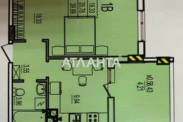 1-кімнатна квартира за адресою вул. Будівельна (площа 40 м²) - Atlanta.ua - фото 4