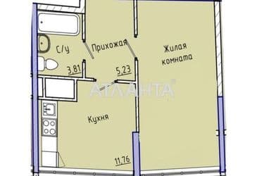 1-комнатная квартира по адресу ул. Каманина (площадь 40 м²) - Atlanta.ua - фото 18