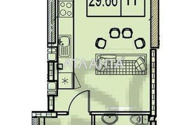 1-комнатная квартира по адресу ул. Филатова ак. (площадь 29 м²) - Atlanta.ua - фото 7