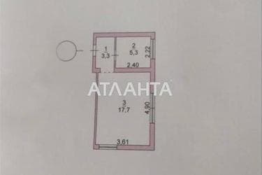1-комнатная квартира по адресу ул. Сурикова (площадь 26,3 м²) - Atlanta.ua - фото 24
