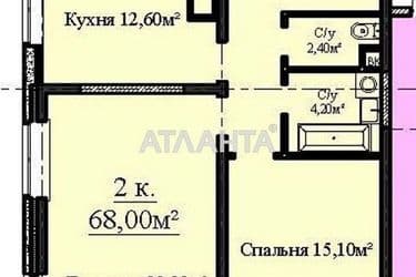 2-комнатная квартира по адресу ул. Гагаринское плато (площадь 68 м²) - Atlanta.ua - фото 7
