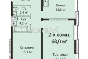 2-кімнатна квартира за адресою вул. Гагарінське плато (площа 67,5 м²) - Atlanta.ua - фото 7