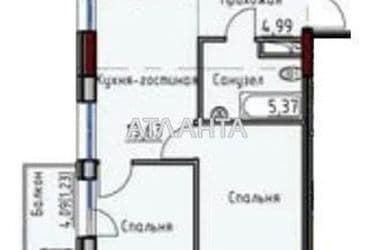 2-комнатная квартира по адресу ул. Инглези (площадь 50 м²) - Atlanta.ua - фото 7