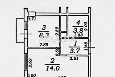 1-комнатная квартира по адресу ул. Жемчужная (площадь 33 м²) - Atlanta.ua - фото 21