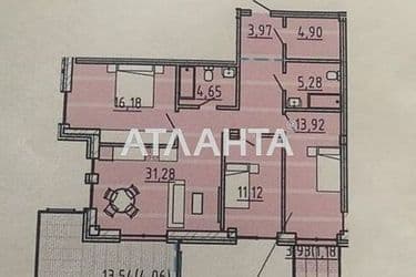 3-комнатная квартира по адресу Фонтанская дор. (площадь 96,5 м²) - Atlanta.ua - фото 9