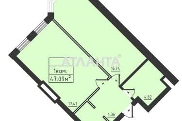 1-комнатная квартира по адресу ул. Дача Ковалевского (площадь 47,9 м²) - Atlanta.ua - фото 8