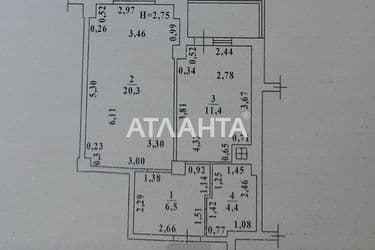 1-комнатная квартира по адресу ул. Гранитная (площадь 46 м²) - Atlanta.ua - фото 37