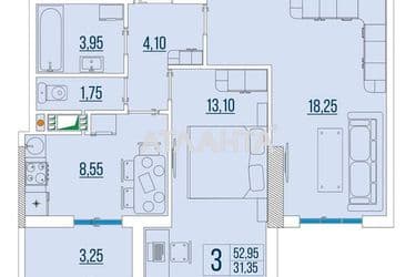 2-кімнатна квартира за адресою вул. Бугаївська (площа 53 м²) - Atlanta.ua - фото 8