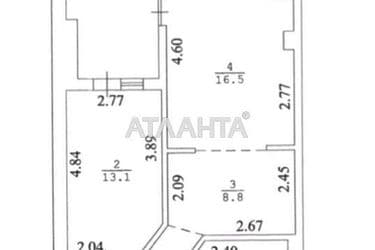 2-комнатная квартира по адресу Ванный пер. (площадь 62 м²) - Atlanta.ua - фото 15