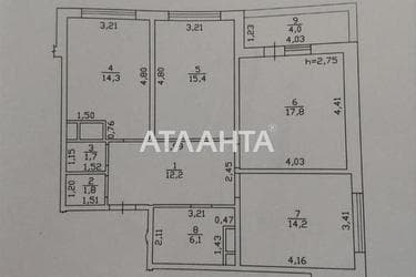 3-кімнатна квартира за адресою вул. Варненська (площа 87,5 м²) - Atlanta.ua - фото 48