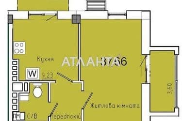 1-room apartment apartment by the address st. Kosmonavtov (area 39,8 m²) - Atlanta.ua - photo 16