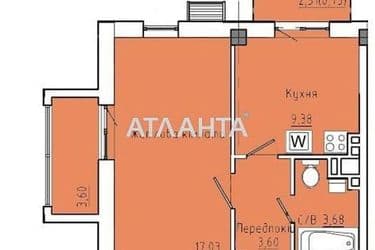 1-room apartment apartment by the address st. Kosmonavtov (area 39,7 m²) - Atlanta.ua - photo 14