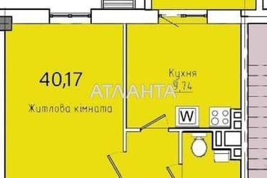 1-комнатная квартира по адресу ул. Космонавтов (площадь 40,2 м²) - Atlanta.ua - фото 12