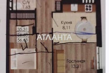 1-room apartment apartment by the address st. Nikolaevskaya (area 56 m²) - Atlanta.ua - photo 14