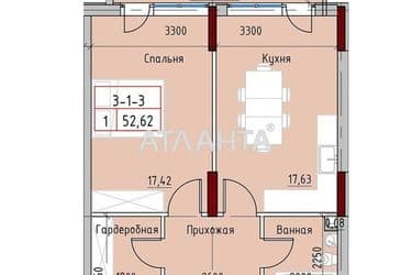 1-room apartment apartment by the address st. Mayachnyy per (area 54,9 m²) - Atlanta.ua - photo 8