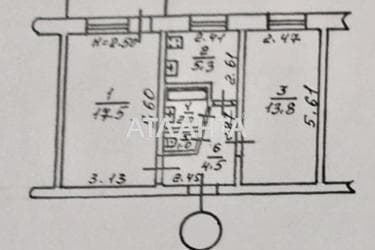 2-кімнатна квартира за адресою вул. Малиновського марш. (площа 44 м²) - Atlanta.ua - фото 33