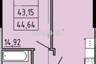 1-кімнатна квартира за адресою вул. Генуезька (площа 42 м²) - Atlanta.ua - фото 5