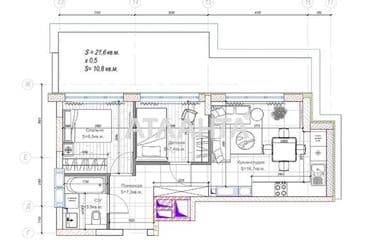 2-кімнатна квартира за адресою вул. Філатова ак. (площа 54,5 м²) - Atlanta.ua - фото 17